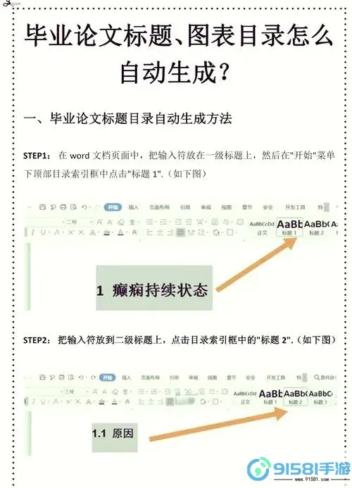 Word文档目录页码自动生成技巧与常见错误解析图2