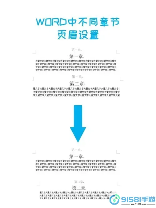 如何在Word中设置不同章节和节的详细步骤指南图3